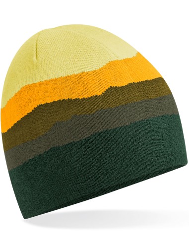 BEE-B394R-Mountain Peaks Pull-On Beanie